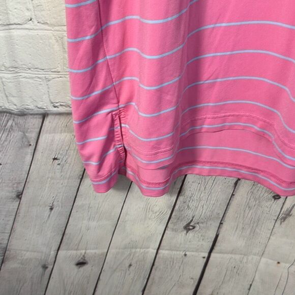 Peter Millar Summer Comfort Pink Competition Stripe Polo size XL - Picture 3 of 10